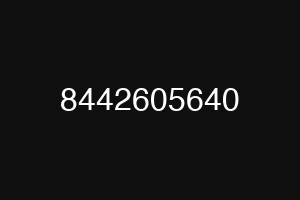 8442605640