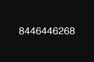 8446446268