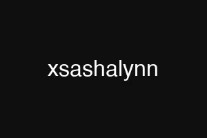 xsashalynn