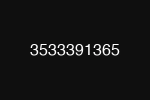 3533391365